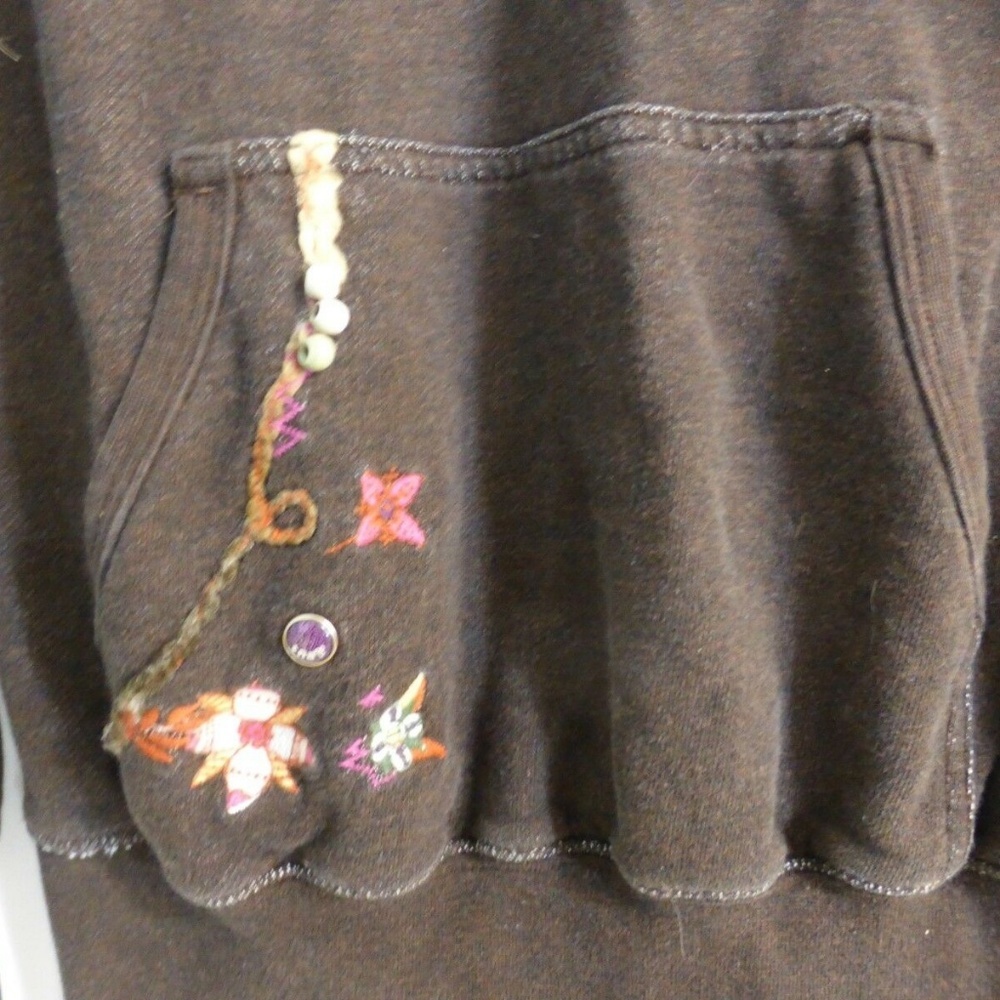 ARITZIA TNA, brown, extra small, xs, anorak hoodie - Picture 3 of 8